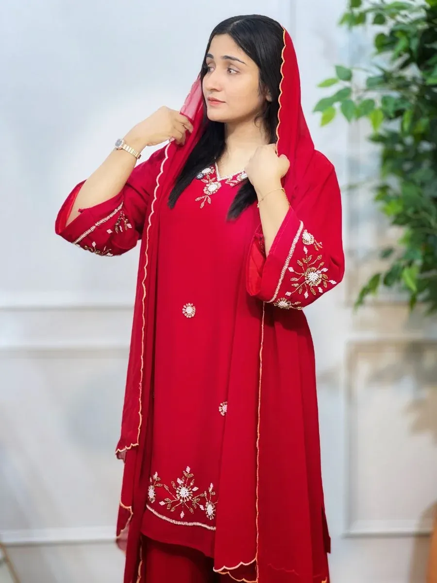 HEAVY PARTYWEAR SHARARA SET
