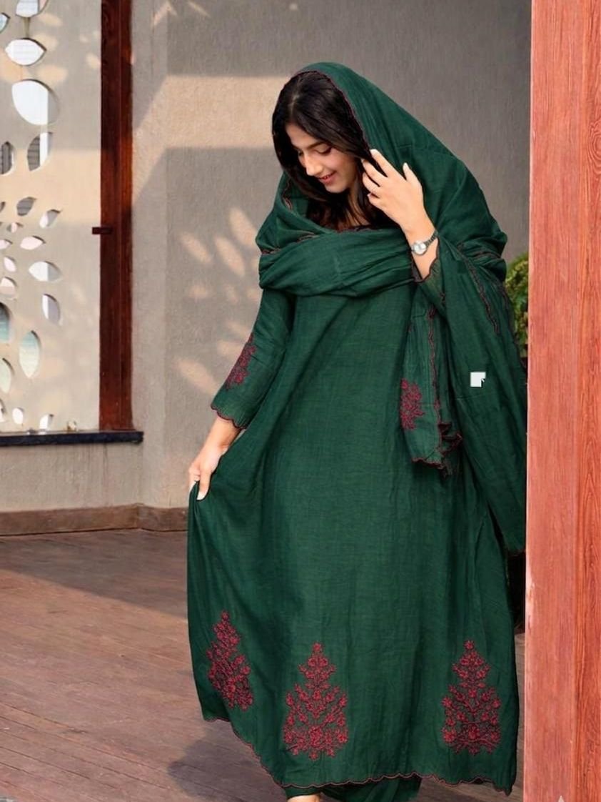 PARTYWEAR   EMBROIDERY SALWAR SET