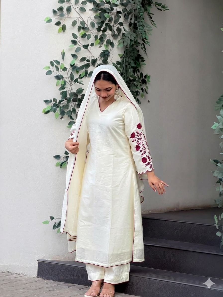 PARTYWEAR   EMBROIDERY SALWAR SET