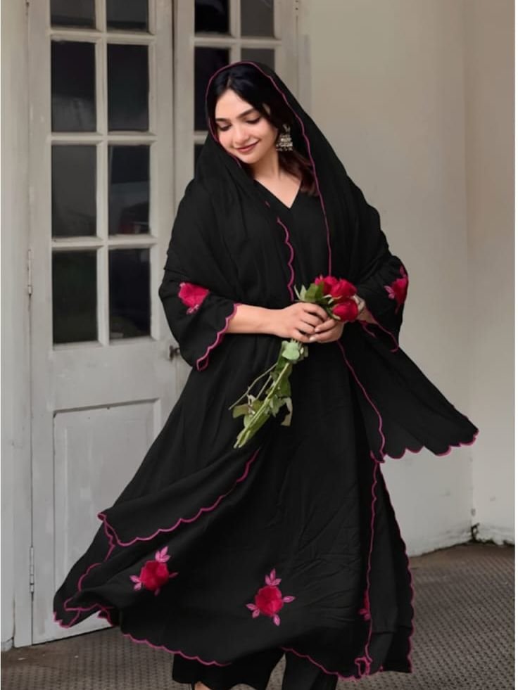 PARTYWEAR   EMBROIDERY  SALWAR SET