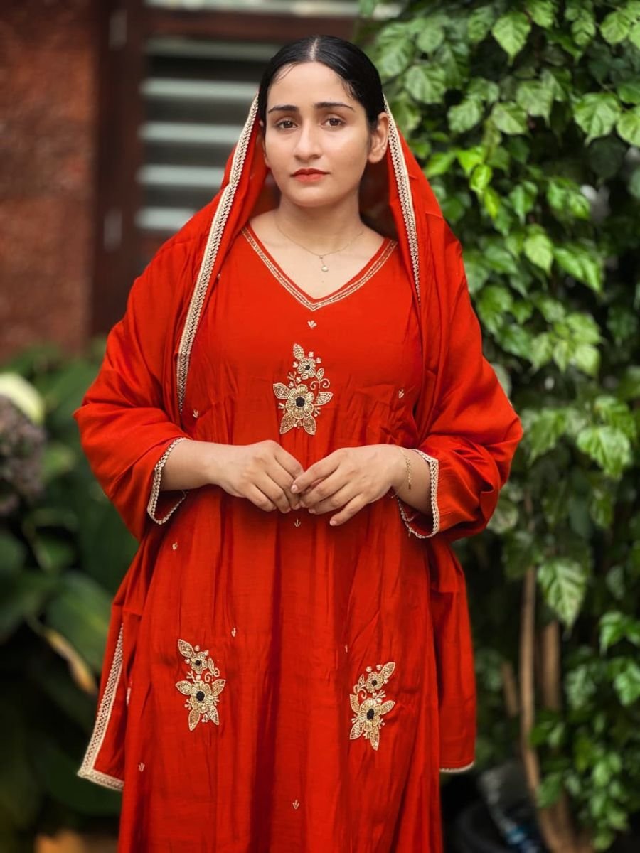 PARTYWEAR  HANDWORK  SALWAR SET
